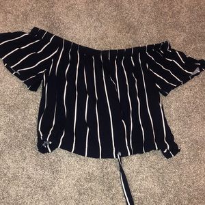 Off the shoulder shirt